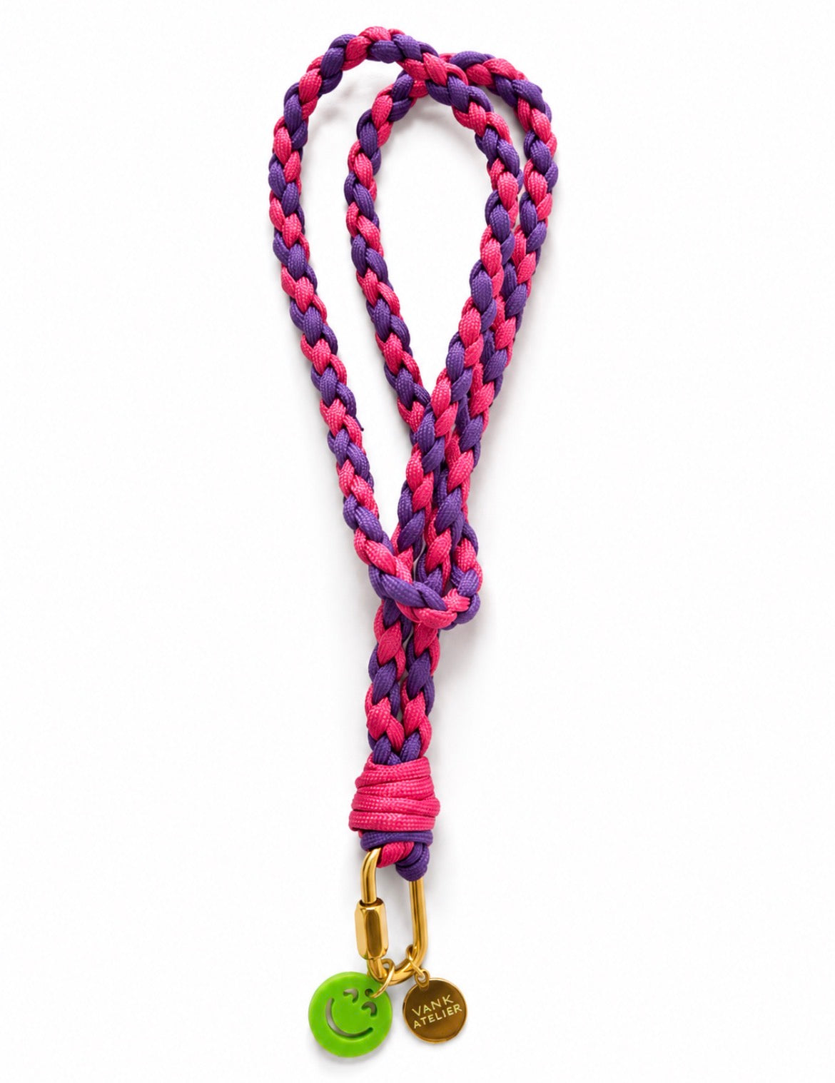 Deep Purple/Pink Paracord Keychain