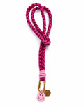 Himbeer Pink Paracord Keychain