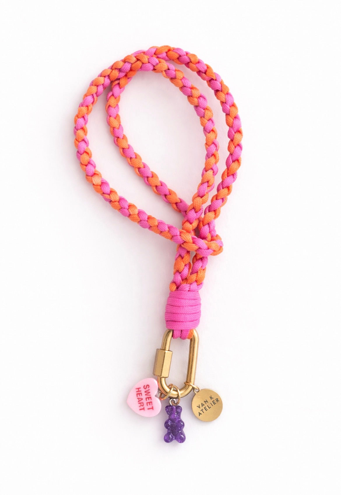 Pink/Orange/Rot Keychain